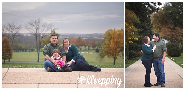 Cute fall family photo session at Morven Park