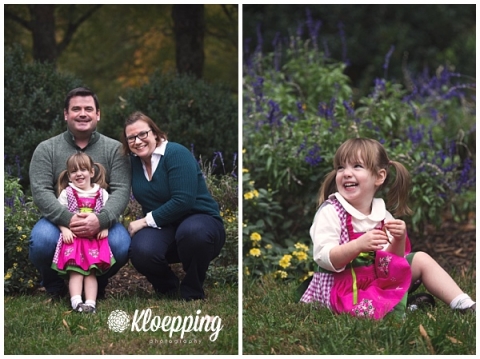 Cute fall family photo session at Morven Park